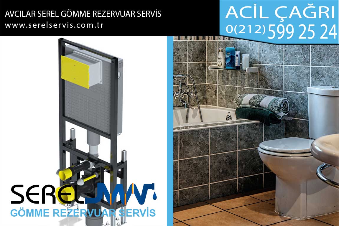 avcılar serel gömme rezervuar servis