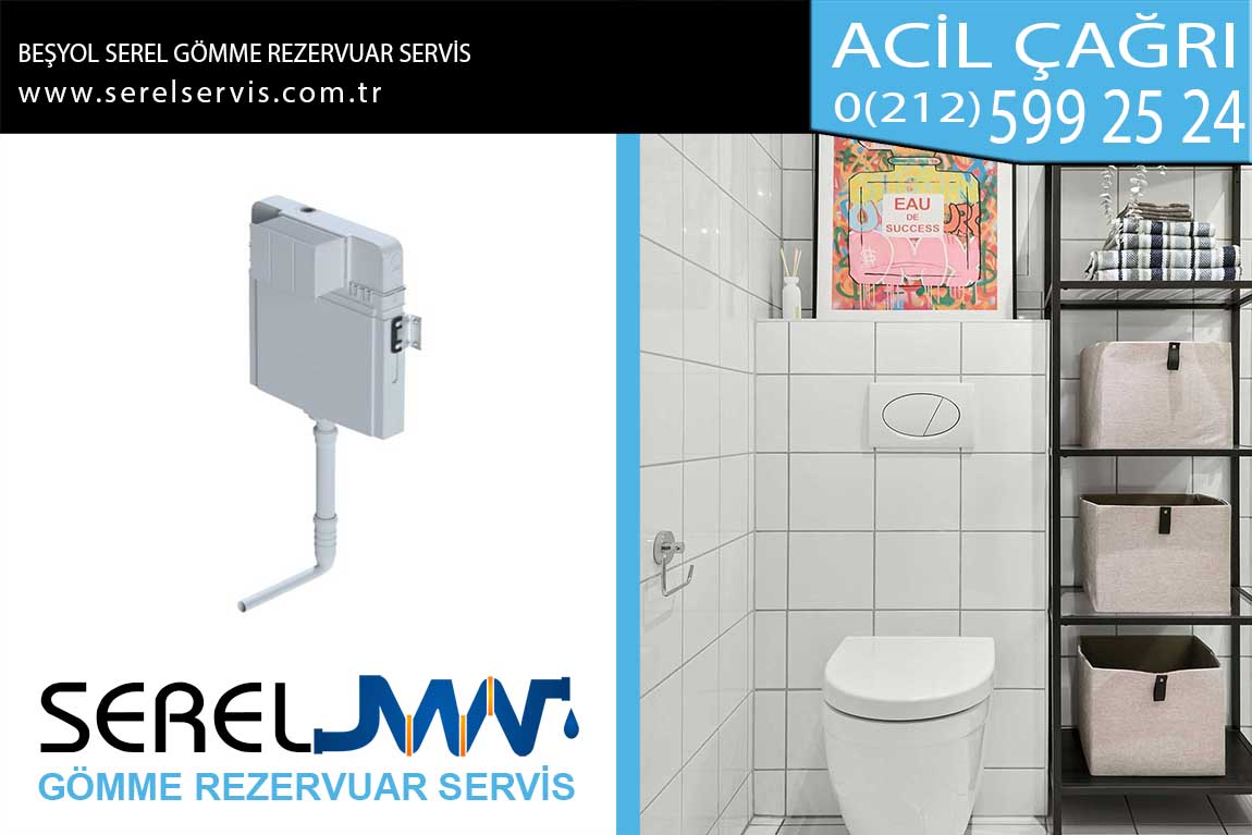 beşyol serel gömme rezervuar servis