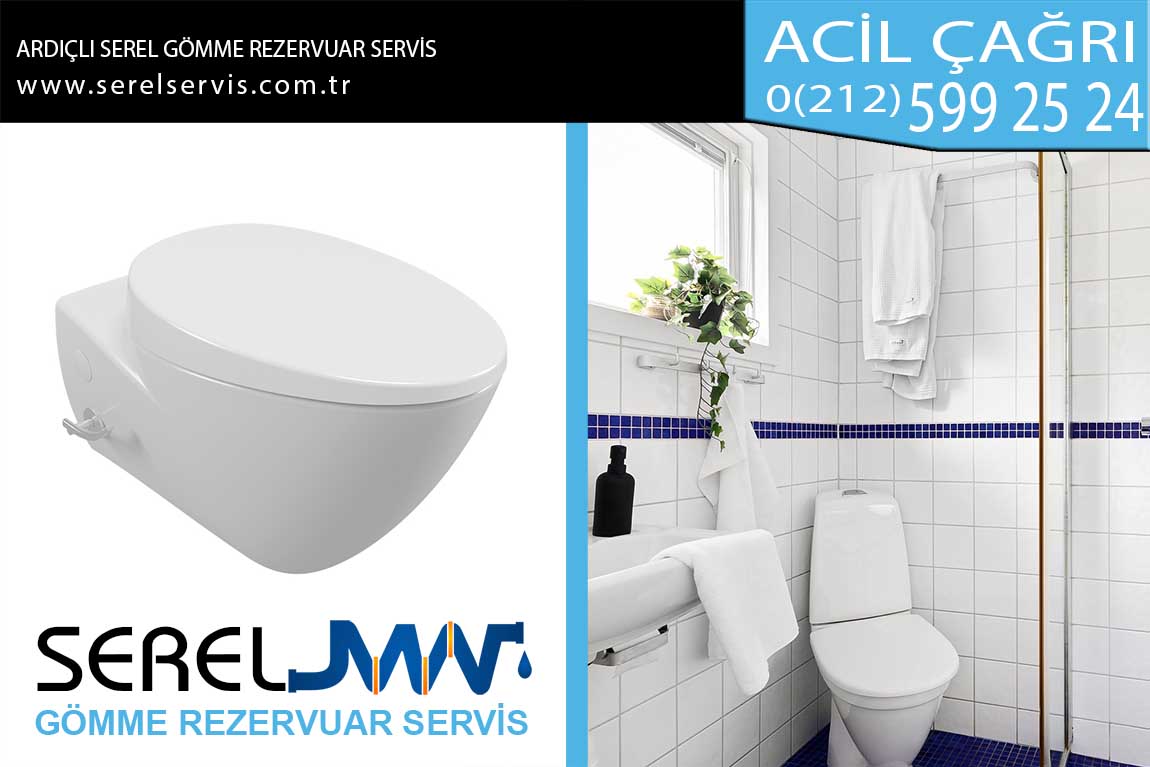 ardıçlı serel gömme rezervuar servis