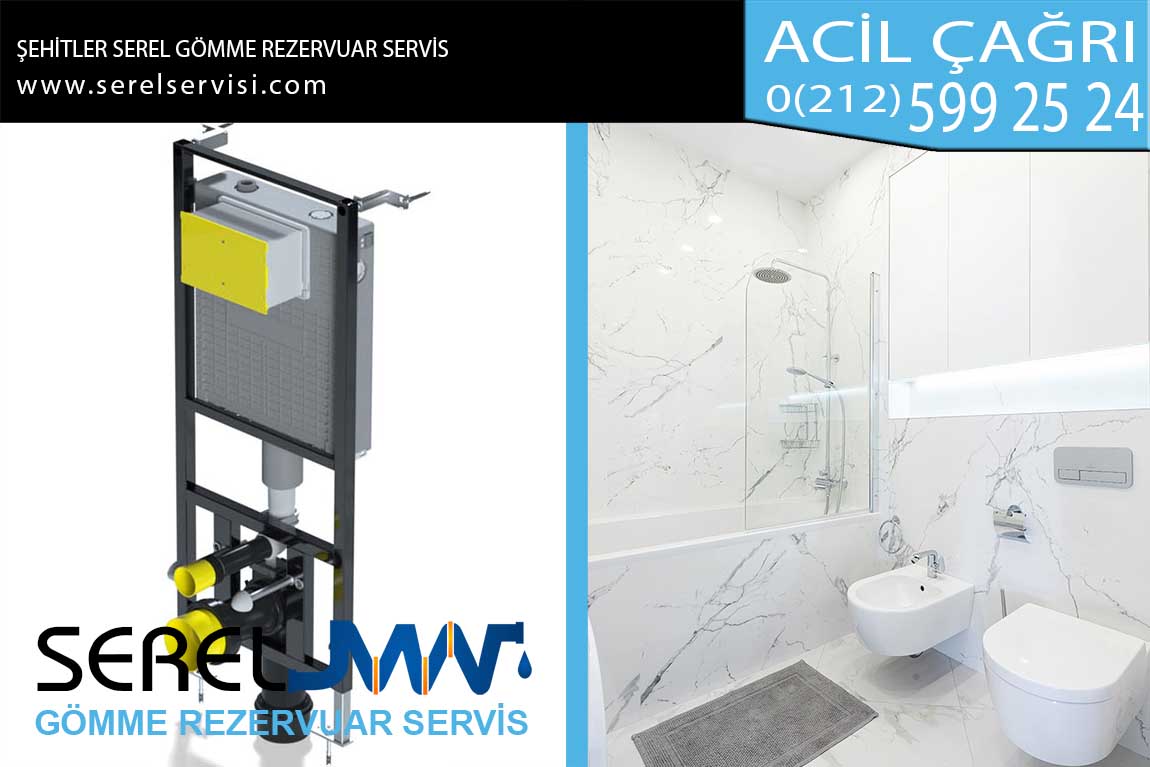 şehitler serel gömme rezervuar servis