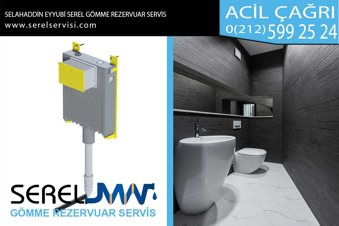 selahaddin eyyubi serel gömme rezervuar servis