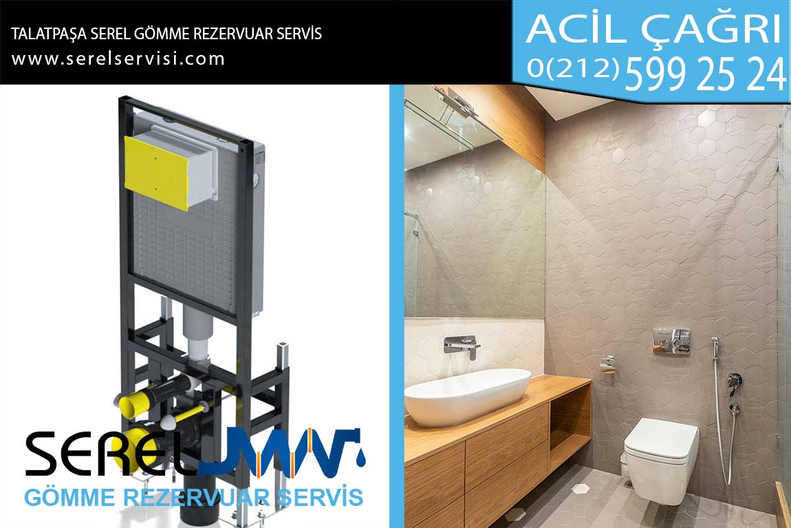 talatpaşa serel gömme rezervuar servis