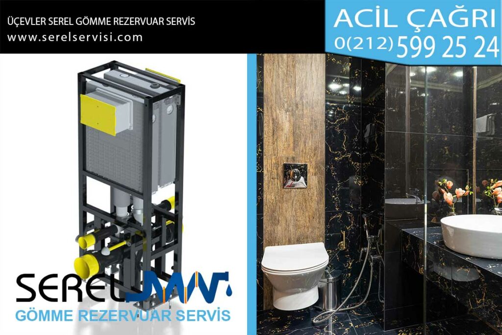 üçevler serel gömme rezervuar servis